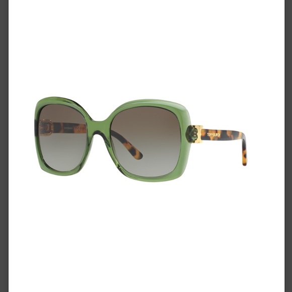 Tory Burch Accessories - Tory Burch tortoise/green gradient sunglasses